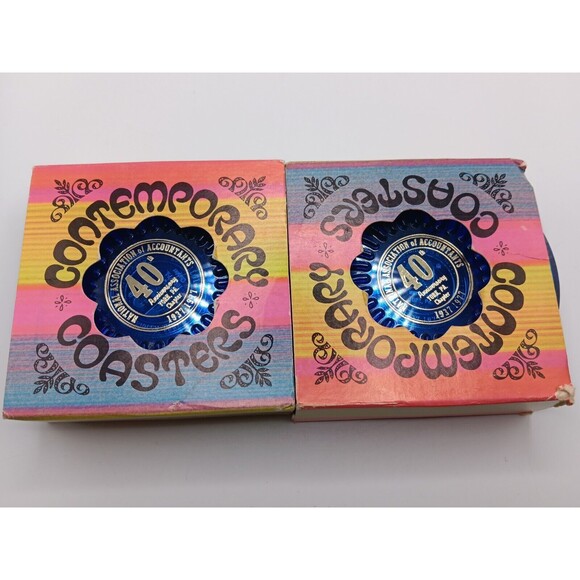 8) Ritepoint Blue Hippy Coasters 40th National Association Of Accounting York PA - Picture 13 of 15